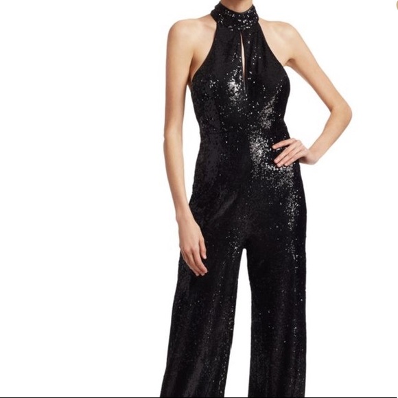 Cinq a Sept- ‘Shelby’ Black Sequin Pantsuit - Picture 15 of 15